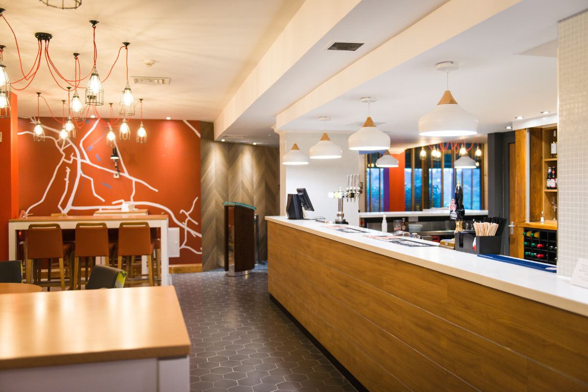 Restaurant and Bar Holiday Inn Stoke on Trent.